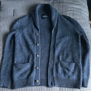 Men's American Eagle Blue Cardigan